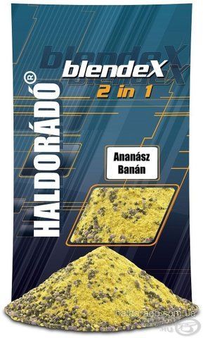 Прикормка з пеллетом Ананас-банан 0,8 кг BlendeX 2 in 1