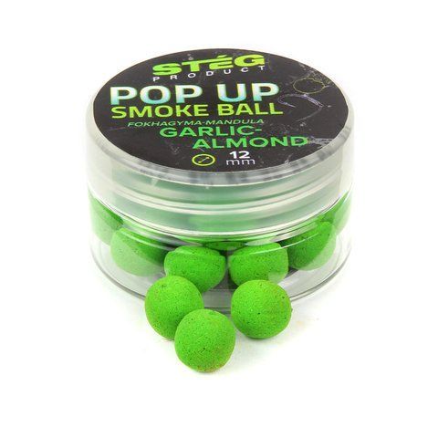 Pop up Миндаль чеснок (GARLIC - ALMOND) 12мм 10гр Steg Smoke Ball