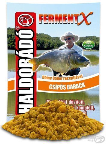 Прикормка Гострий Персик Haldorado FermentX 0,9кг