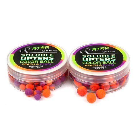 Вафтерсы Персик-Слива (PEACH & PLUM) 8-10мм 30гр Steg Upters Color Ball