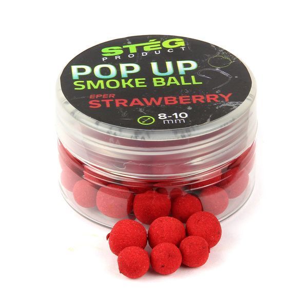 Pop up Клубника (STRAWBERRY) 8-10мм 10гр Steg Smoke Ball