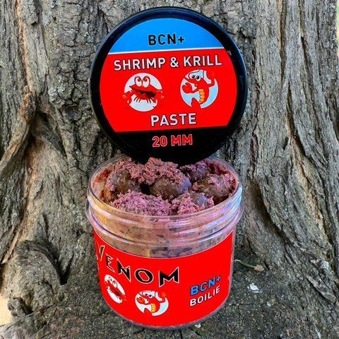 Бойлы VENOM SHRIMP & KRILL PASTE BCN+ 20 мм.