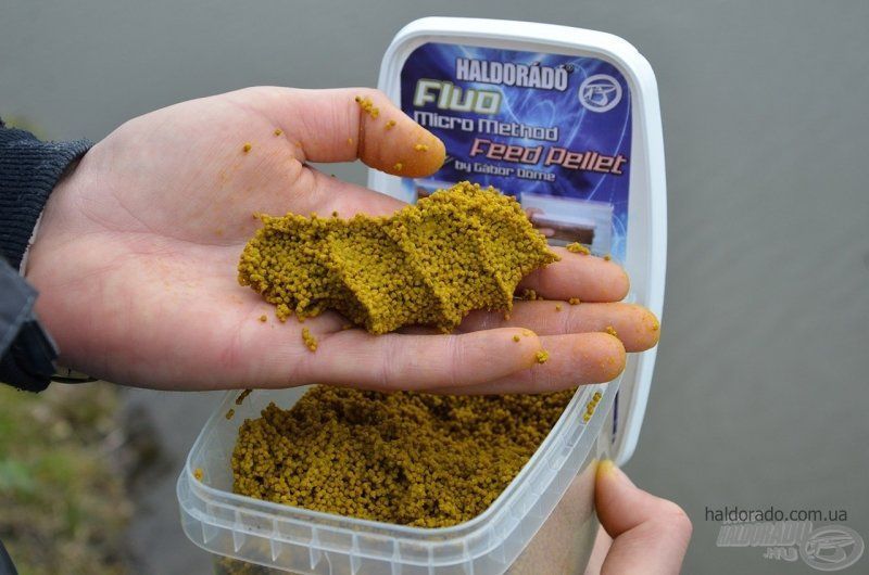 Мікропеллет Червоні фрукти 1,5мм Haldor&aacute;d&oacute; Fluo Method Feed Pellet