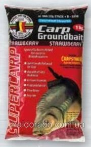 Прикормка Supercarp Strawberry VDE 1кг Супер Карп - клубника