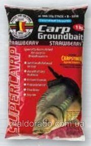Прикормка Supercarp Strawberry VDE 1кг Супер Карп - клубника
